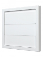 Выход стенной КФ фланец D100 жалюзи 150x150 ASA ERA
