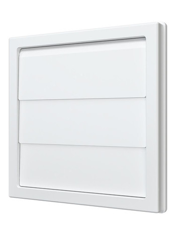 Выход стенной КФ фланец D100 жалюзи 150x150 ASA ERA