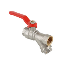 Кран вода VALTEC 1/2" г/г руч  с фильтром  (VT.292.N.04)
