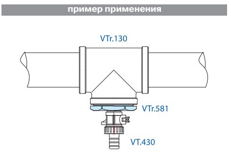 Футорка 3/4" - 1/2"  VALTEC (VT.581)
