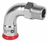 Колено НР длинное MVI 18x1/2" (оцинкованная сталь)