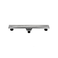 K80107-60 Трап-лоток GERHANS нерж 70*600мм (гориз. выпуск,ф50) гидрозатвор