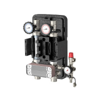 Насосная группа Varmega V-Flow VMPG13-252000, с теплообменником, DN25, 20 пластин, нержавеющая сталь