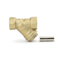 Фильтр сетчатый косой Varmega VM04021, 1/2", ВР-ВР, с магнитом