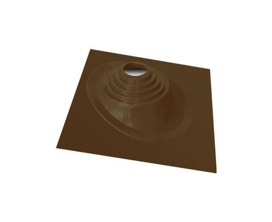Кровельный уплотнитель дымохода угловой № 1 силикон 75-200 mm коричневый