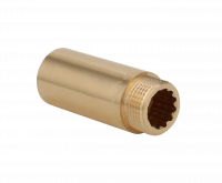 Гайка удлинительная латунь 1/2" 3,0 см Gappo G1221.04030