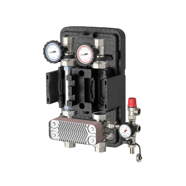 Насосная группа Varmega V-Flow VMPG13-252000, с теплообменником, DN25, 20 пластин, нержавеющая сталь