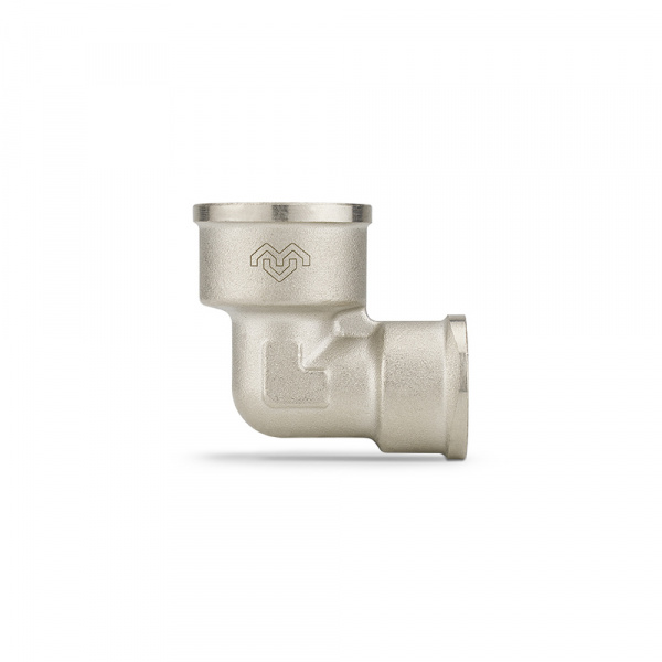 Угольник переходной с внутренней резьбой Varmega ВР-ВР 3/4"x1/2", никелированный
