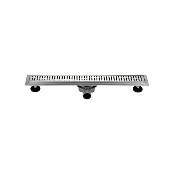 K80107-60 Трап-лоток GERHANS нерж 70*600мм (гориз. выпуск,ф50) гидрозатвор