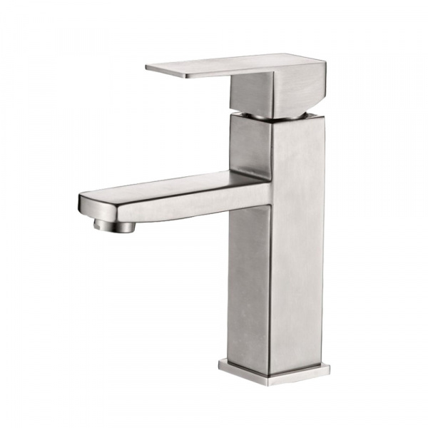 Смеситель для раковины, нерж. сталь VALFEX Antares Steel 10803